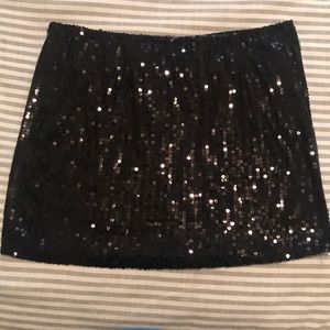 🟢3 for $10🟢 Black sequined skirt